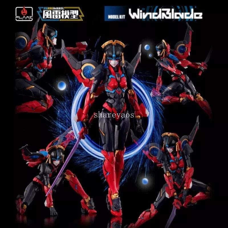 Flame Toys Furai Transformers Arcee & Windblade Model Kit Bundle Autobot Set