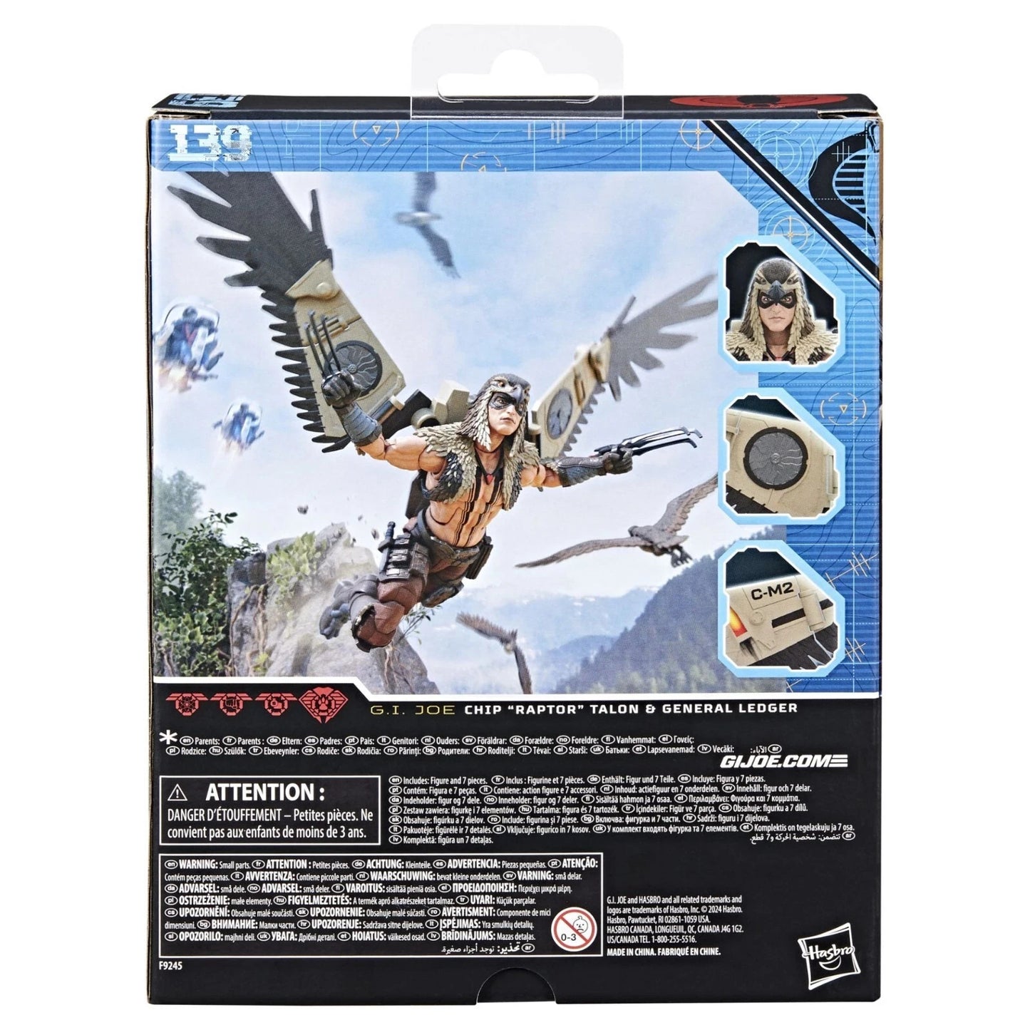 GI Joe Classified Raptor Talon & General Ledger Cobra Falconer Figure Hasbro NEW