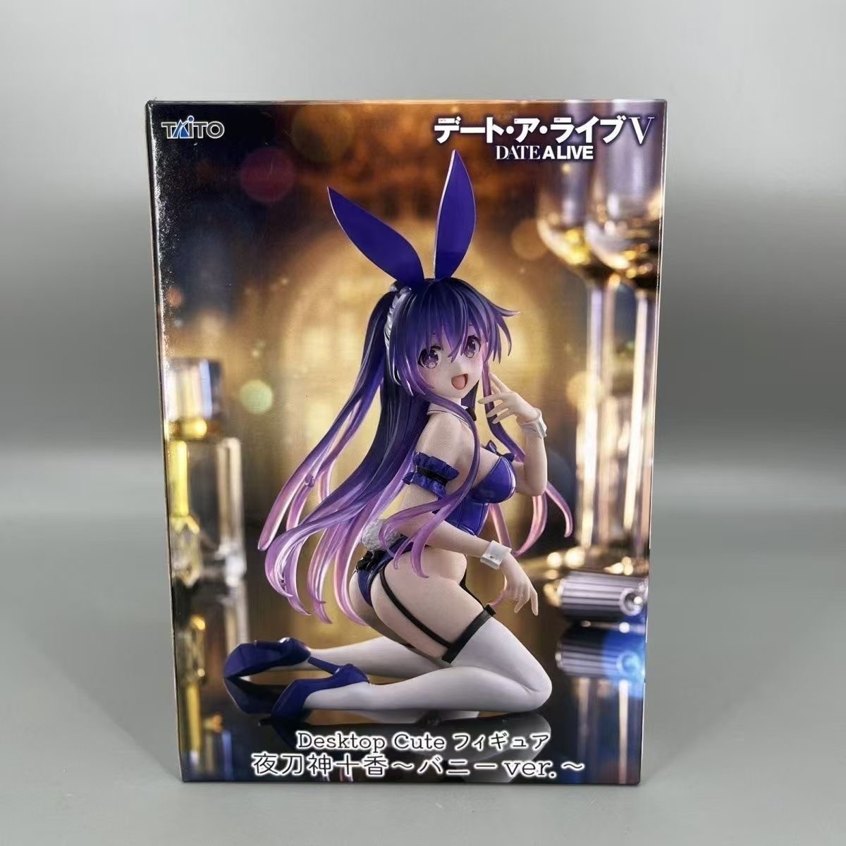 Taito Date A Live V Kurumi Tokisaki Desktop Cute Bunny Ver. Figure NEW Authentic