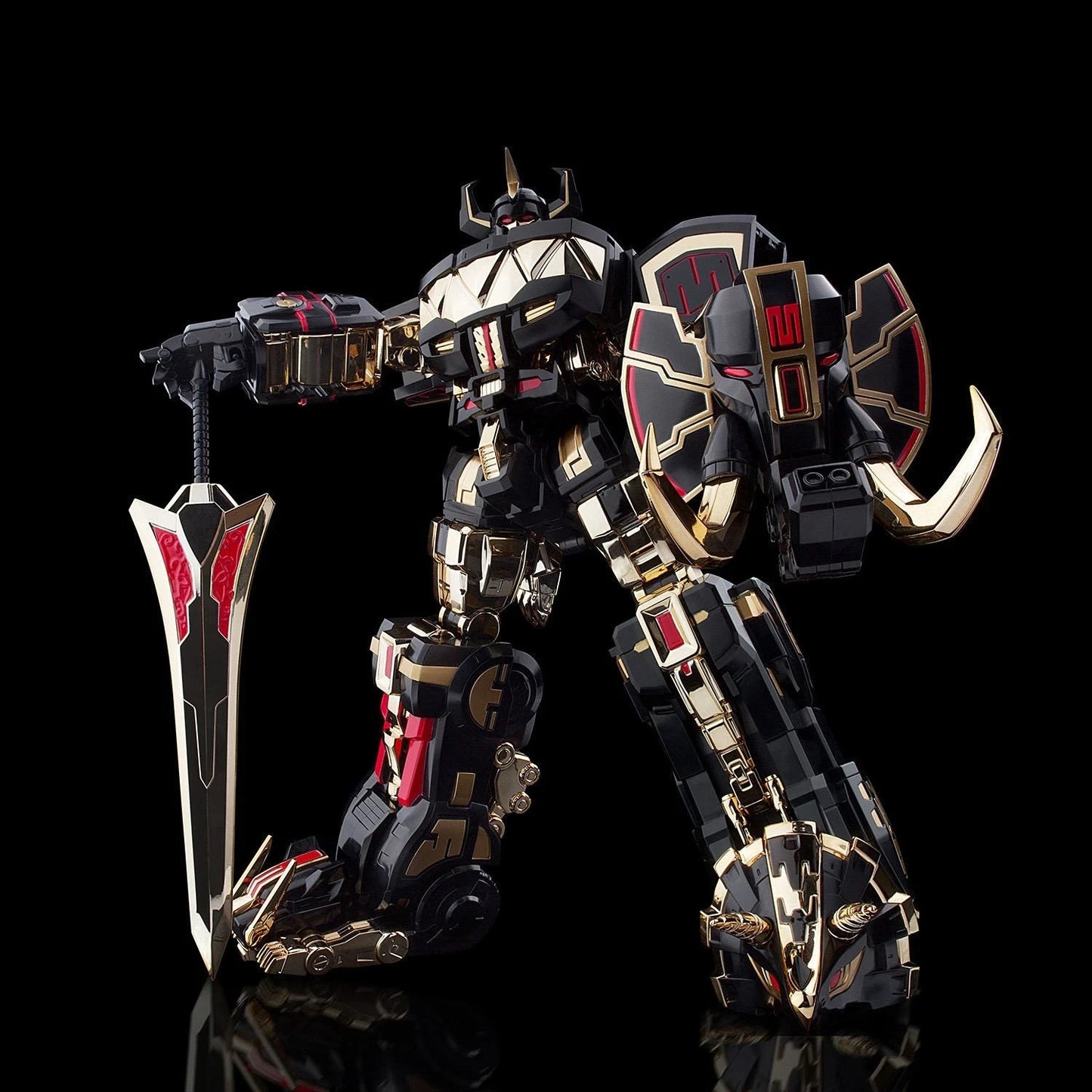Flame Toys Furai Model Power Rangers Megazord Black Limited Model Kit