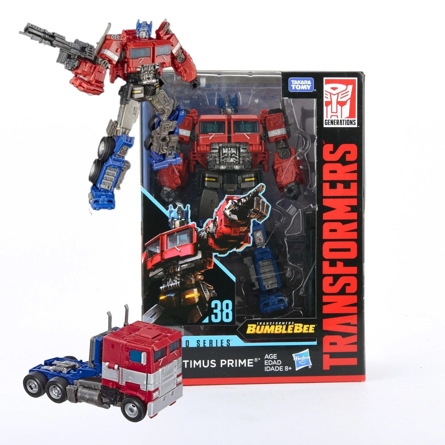 Transformers Studio Series SS38 Optimus Prime Bumblebee Movie Action Figure NEW