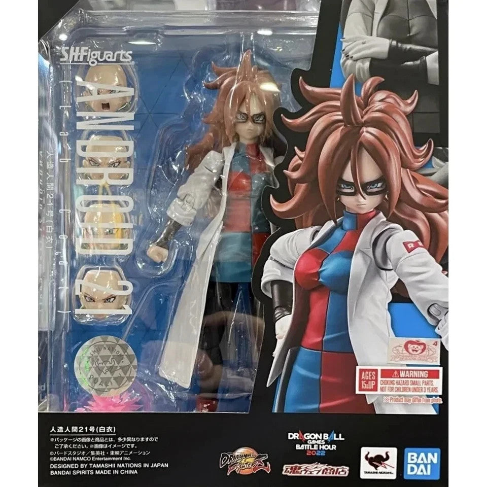 Bandai S.H.Figuarts Android 21 Lab Coat Version Dragon Ball FighterZ SHF
