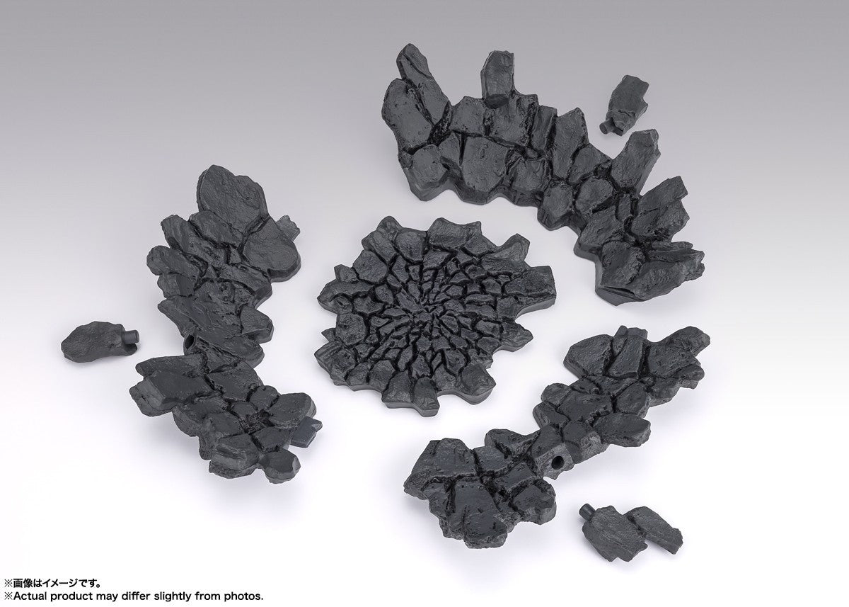 Tamashii Effect Rock Impact Cracked Ground Grey SHF Diorama Effect Preorder