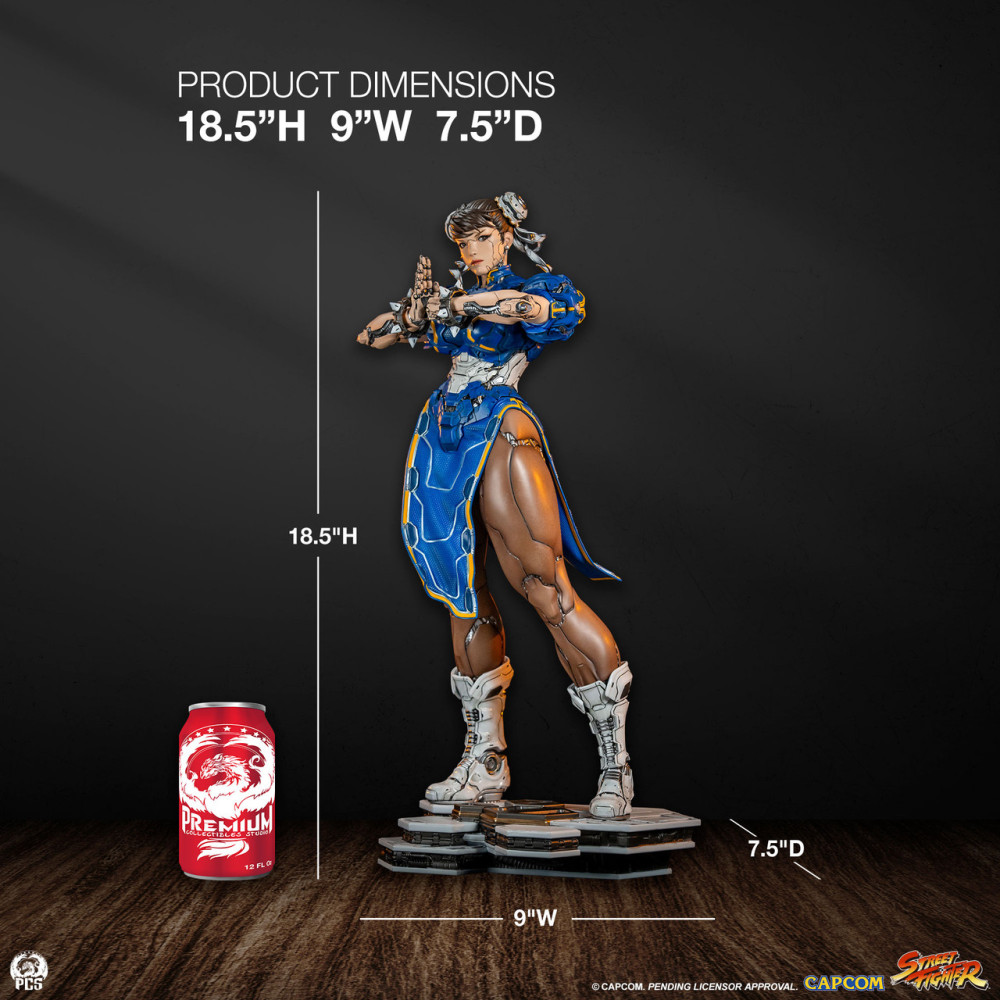 PCS 1/4 Street Fighter Cyber Chun-Li Blue Regular Preorder
