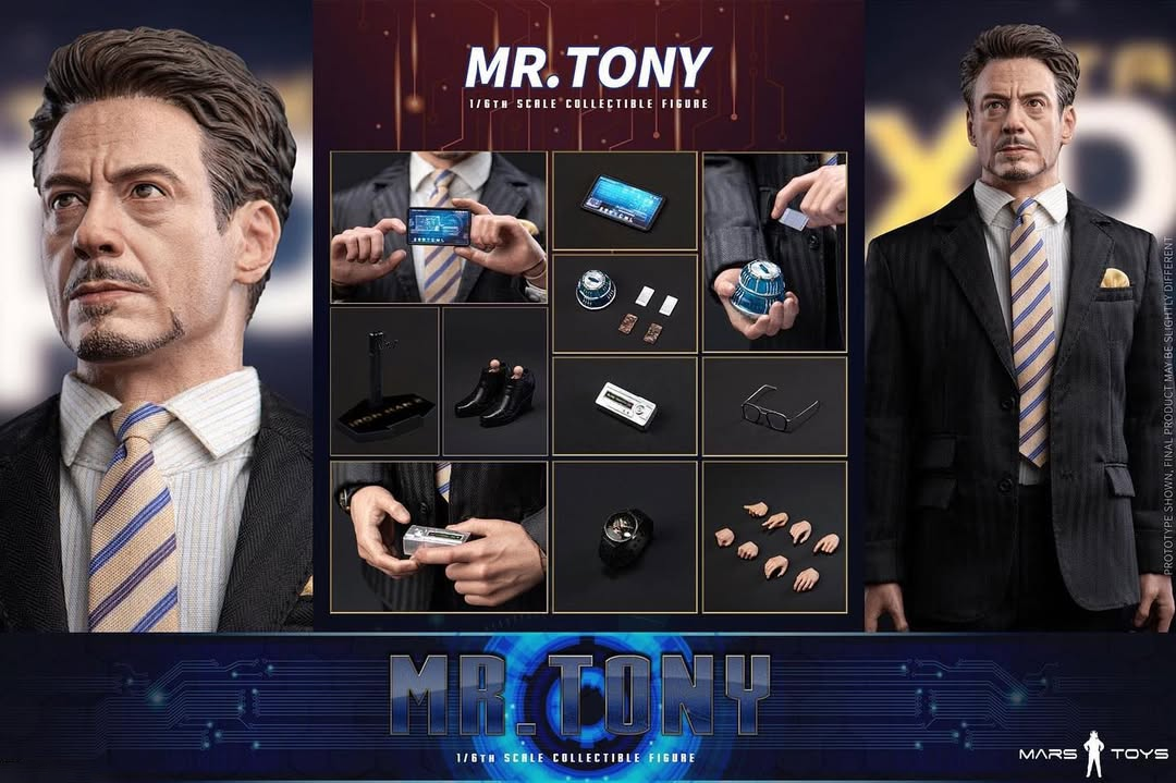 MarsToys MAT006 1/6 Scale Mr. Tony Court Suit Figure