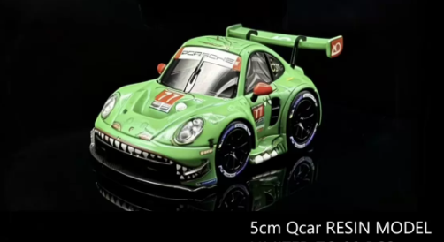 All in Fanatic 1/64 Porsche 911 RSR Q-Car Green Dino TDE 2026 Exclusive