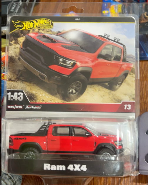 Hot Wheels 1:43 Ram 1500 TRX 4x4 Red Diecast Truck Model