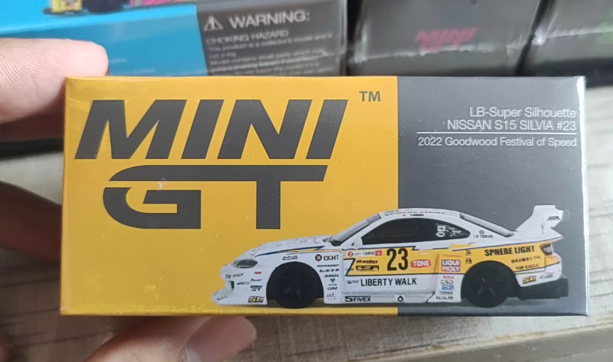 MINI GT 618 LB-Super Silhouette Nissan S15 Silvia 23 Goodwood 2022