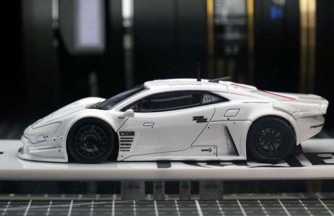 TimeMicro x PSC Design 1/64 Yangwang U9 Rage White Beijing Show