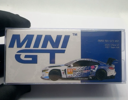 MINI GT 1/64 1108 BMW M4 GT3 #91 2025 China GT FIST Team AAI