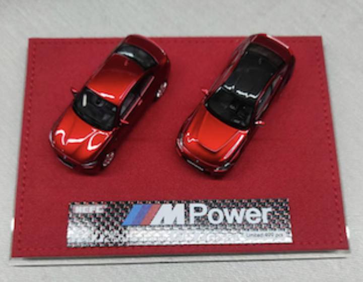 HCFC BMW M Power Dual Car Set Red