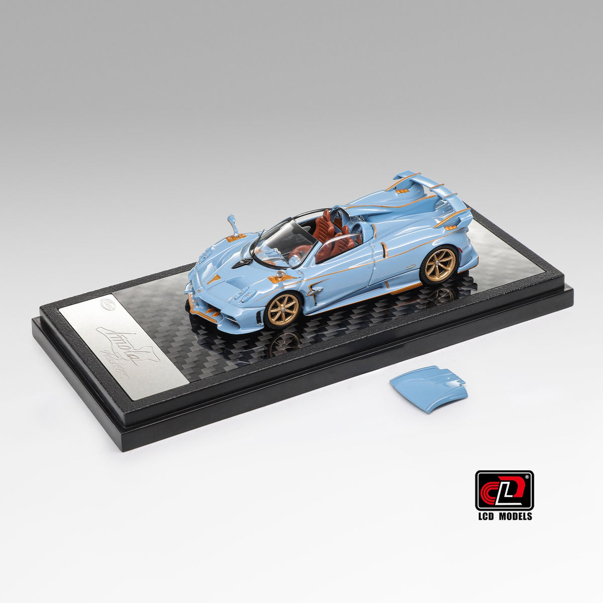 LCD 1/64 Pagani Imola Roadster Light Blue Model Car Preorder
