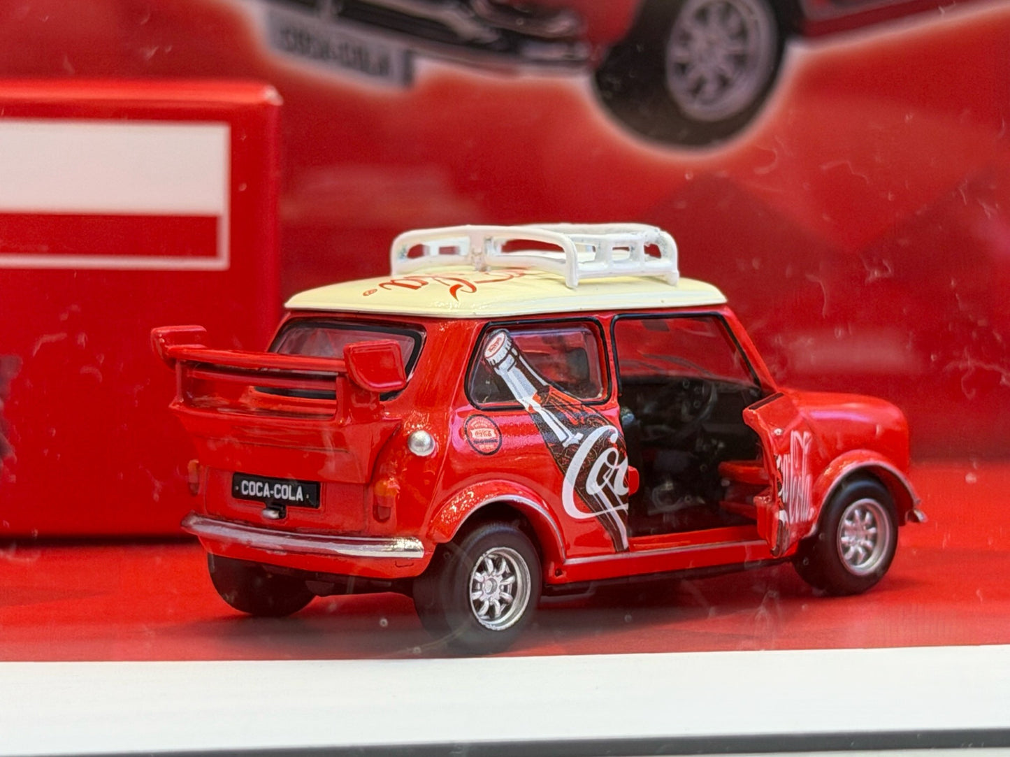 Tiny 1/50 Coca-Cola Mini Cooper Mk1 Limited Edition Diecast Model Car
