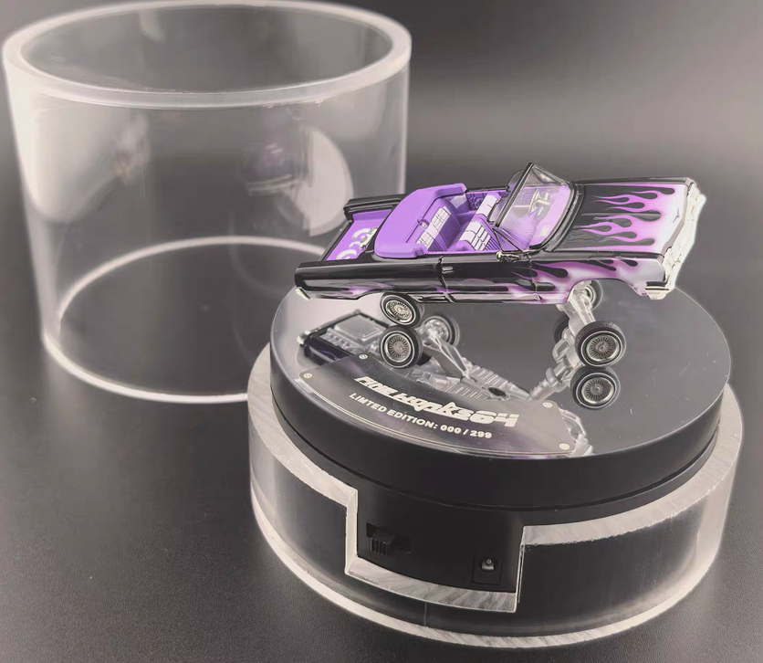 Fine Works 1/64 Chevy Impala Lowrider Purple Flame Edition