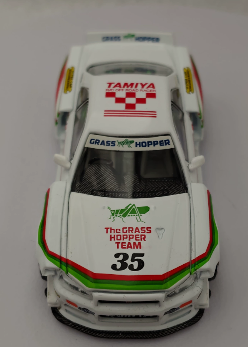 MiniGT 1/64 Nissan Skyline GT-R R34 "The Grasshopper" Tamiya Collab