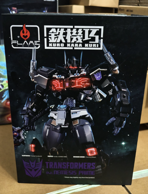 Flame Toys Transformers Kuro Kara Kuri 04D Nemesis Prime Figure