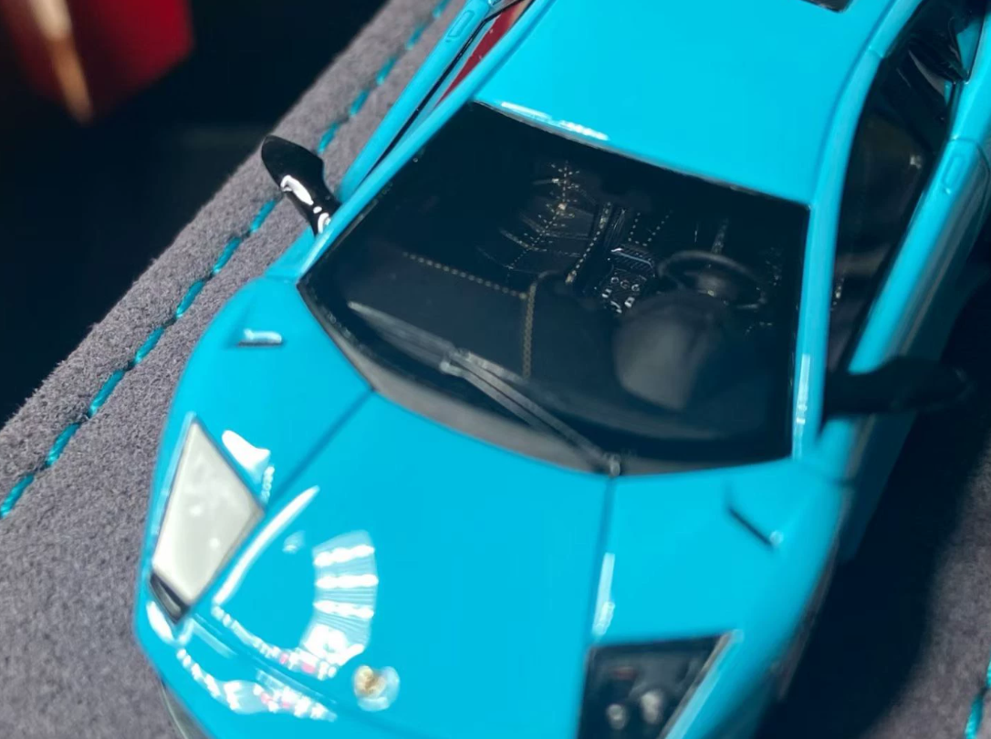 DMH x RW 1/64 Lamborghini Murcielago LP670-4 SV Blue