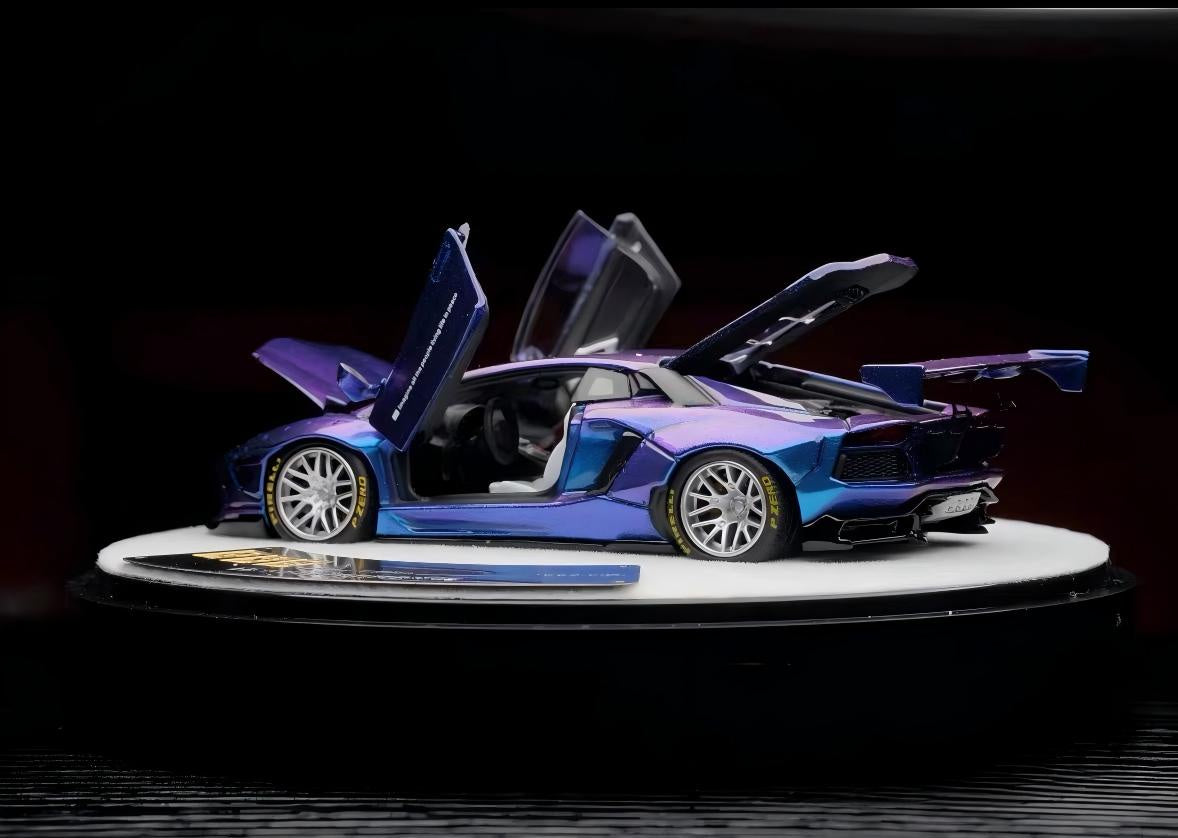 PGM 1:64 Lamborghini Aventador Chameleon Paint Ltd EX