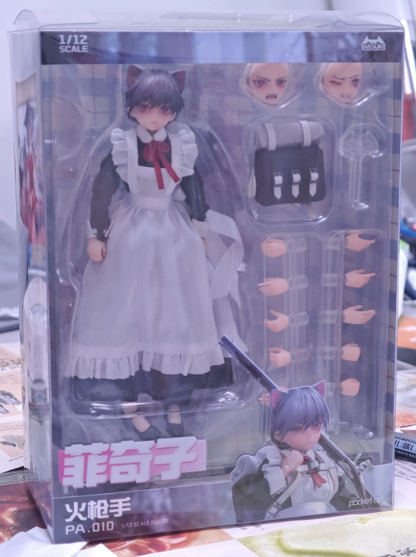 HASUKI PA010 1/12 Pocket Art Musketeer Feiqizi Action Figure