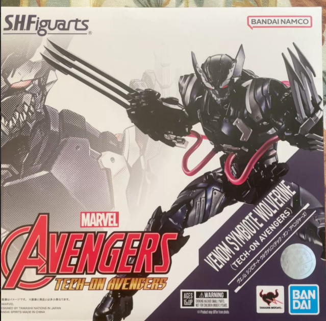 S.H.Figuarts Tech-On Avengers Venom Symbiote Wolverine