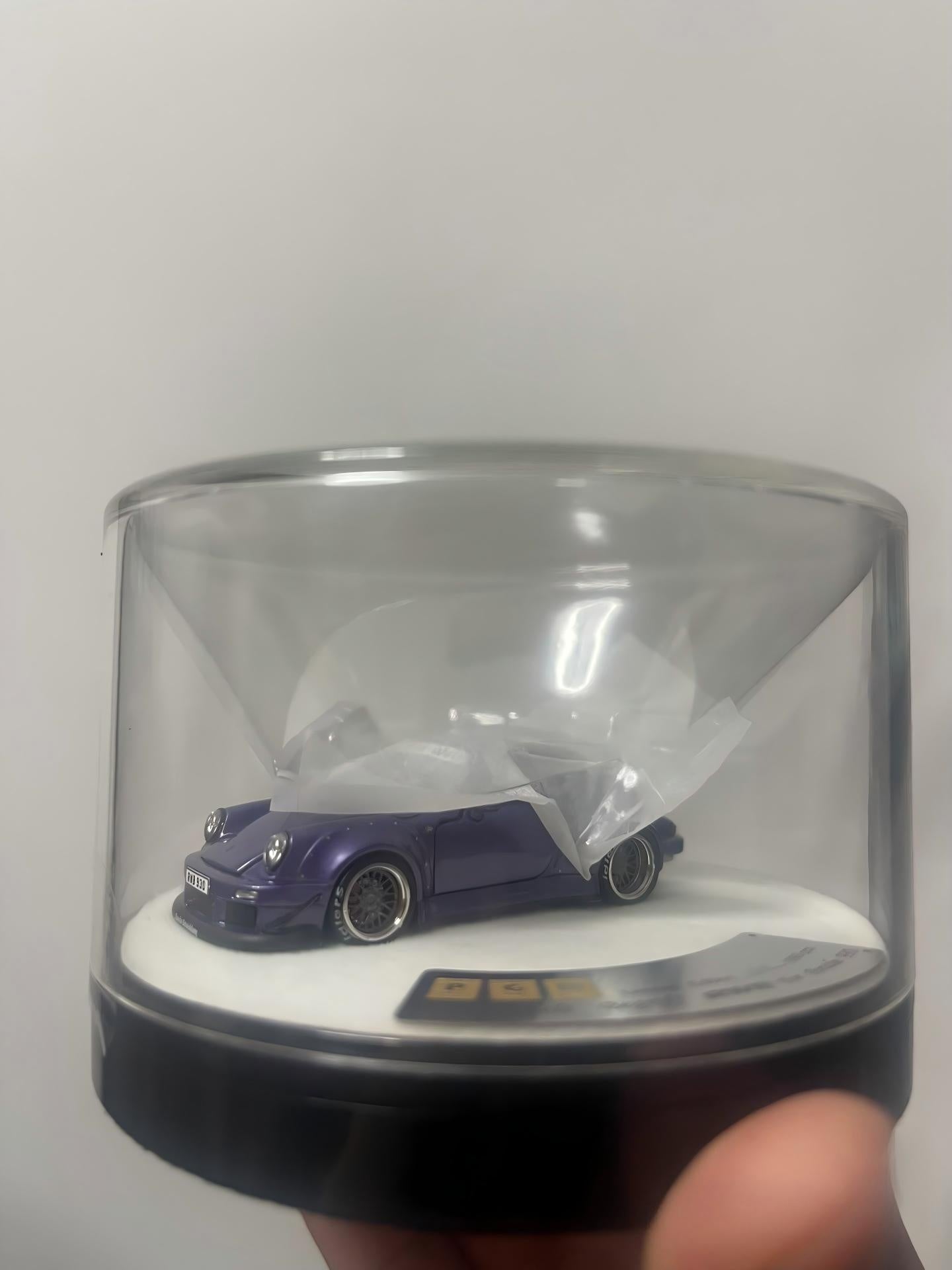 PGM 1:64 Porsche RWB 930 Violet Fully Open Round Box Deluxe