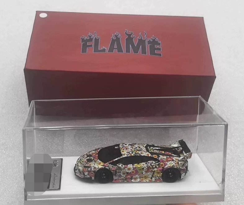 Flame 1:64 Lamborghini Huracan GT Sunflower Resin Model