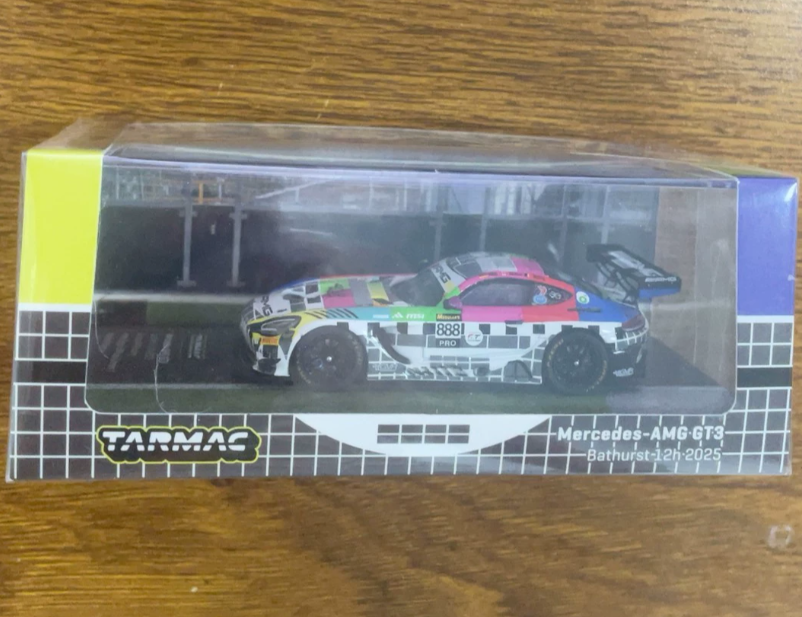 Tarmac Works 1/64 Mercedes-AMG GT3 EVO Bathurst 12H 2025 GMR 888 Interference
