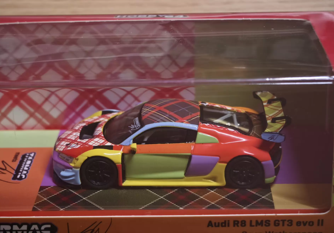 Tarmac Works 1/64 Audi R8 LMS GT3 Sean Wotherspoon HEC 2026 Exclusive