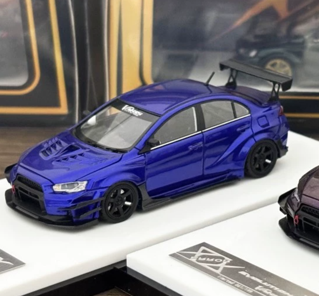 404 Error 1/64 Mitsubishi Lancer Evolution X Varis Blue
