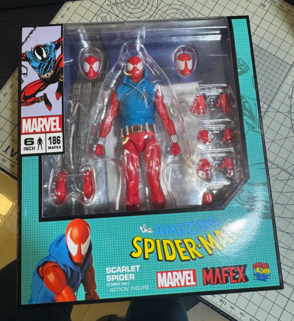 MAFEX No.186 Scarlet Spider Comic Version Action Figure