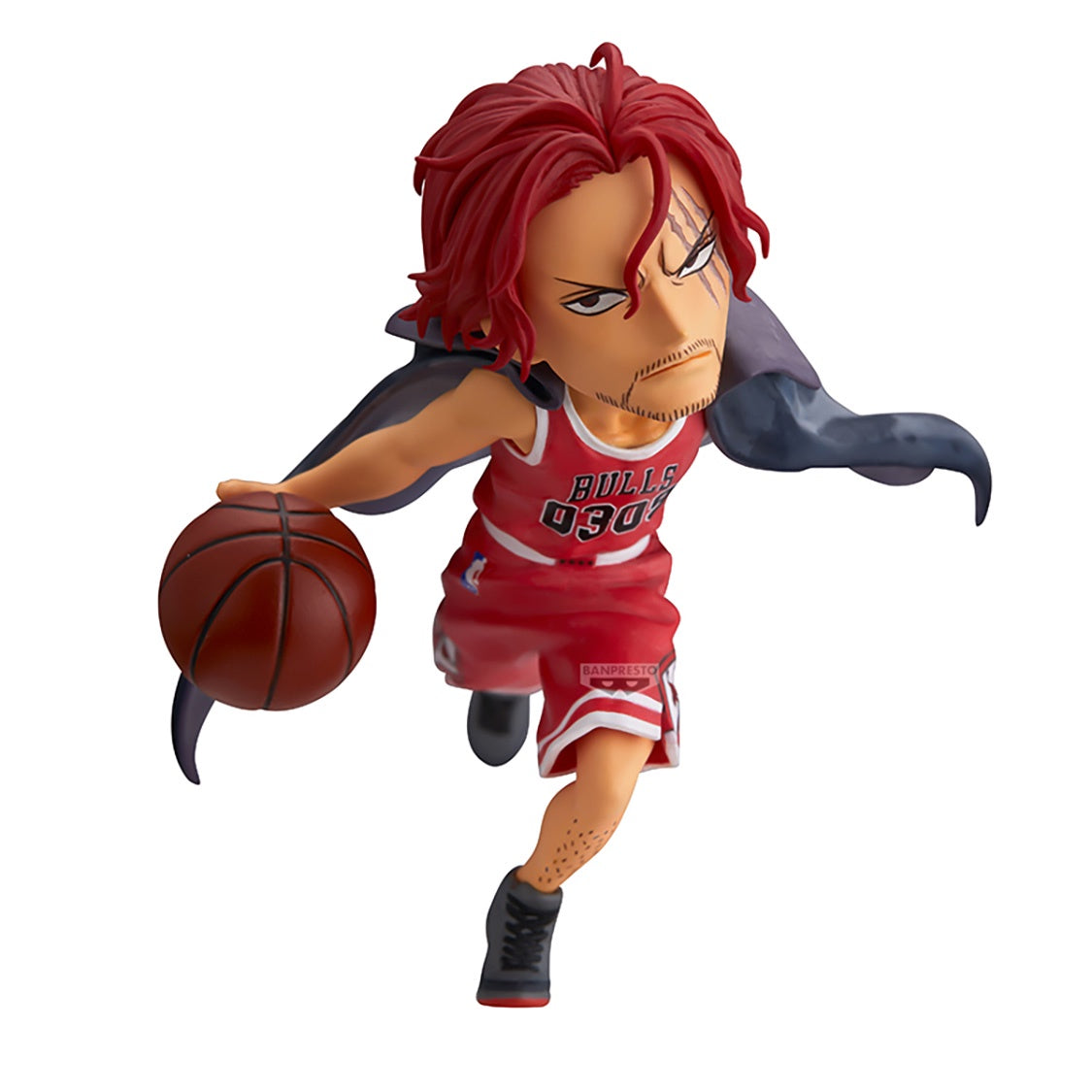 Bandai WFC Shanks One Piece x NBA Bulls Action Figure Preorder