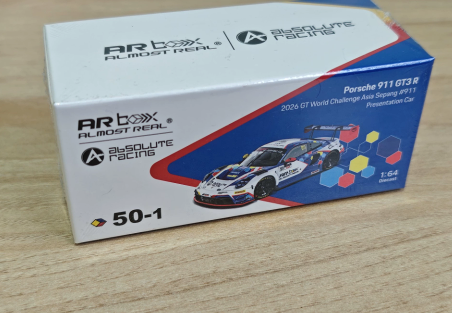 AR Box Almost Real Porsche 911 GT3 R 2026 GTWC Asia Sepang 911 Diecast Model