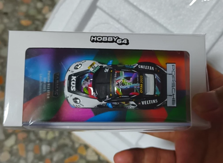 Tarmac Works 1:64 Porsche 911 GT3 R DTM 2023 75th Anniversary