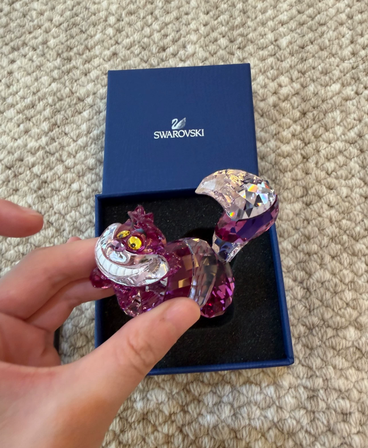 Swarovski Disney Alice in Wonderland Cheshire Cat Crystal Figurine 5135885