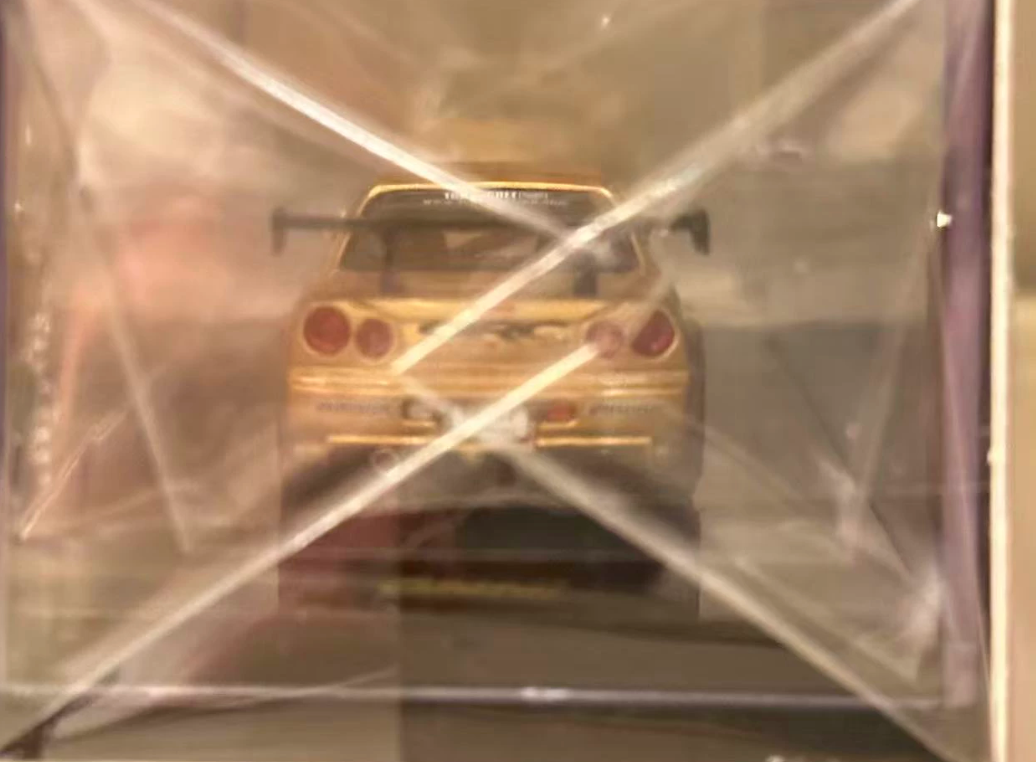 INNO64 1/64 Nissan Skyline GT-R R34 Top Secret Fusion Gold TASKL25 Edition
