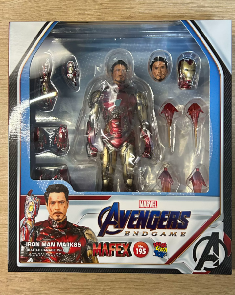 MAFEX No.195 Avengers Endgame Iron Man Mark 85 Battle Damage