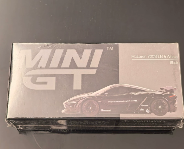 MINI GT 777 McLaren 720S LB-Works Black 1/64