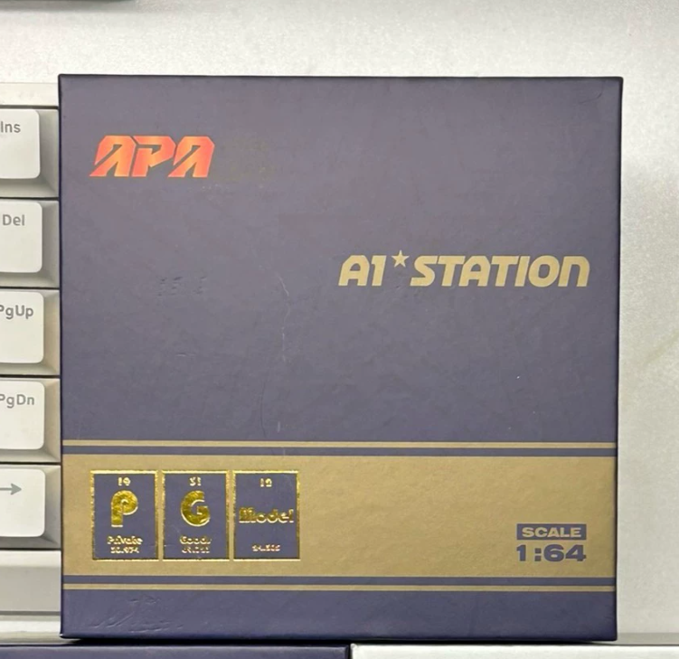 PGM 1/64 Porsche RWB A1 Station Blue Gold Foshan APA Limited