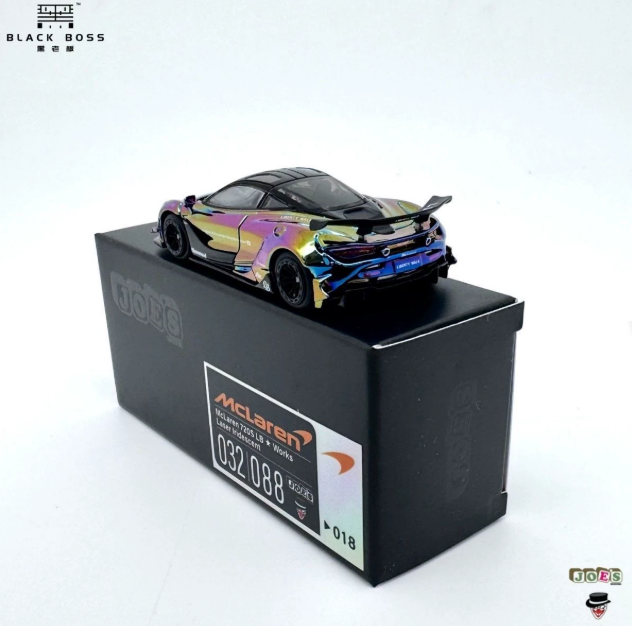 MINI GT 1/64 Joes Work LB-Works McLaren 720S Neo Chrome LE88