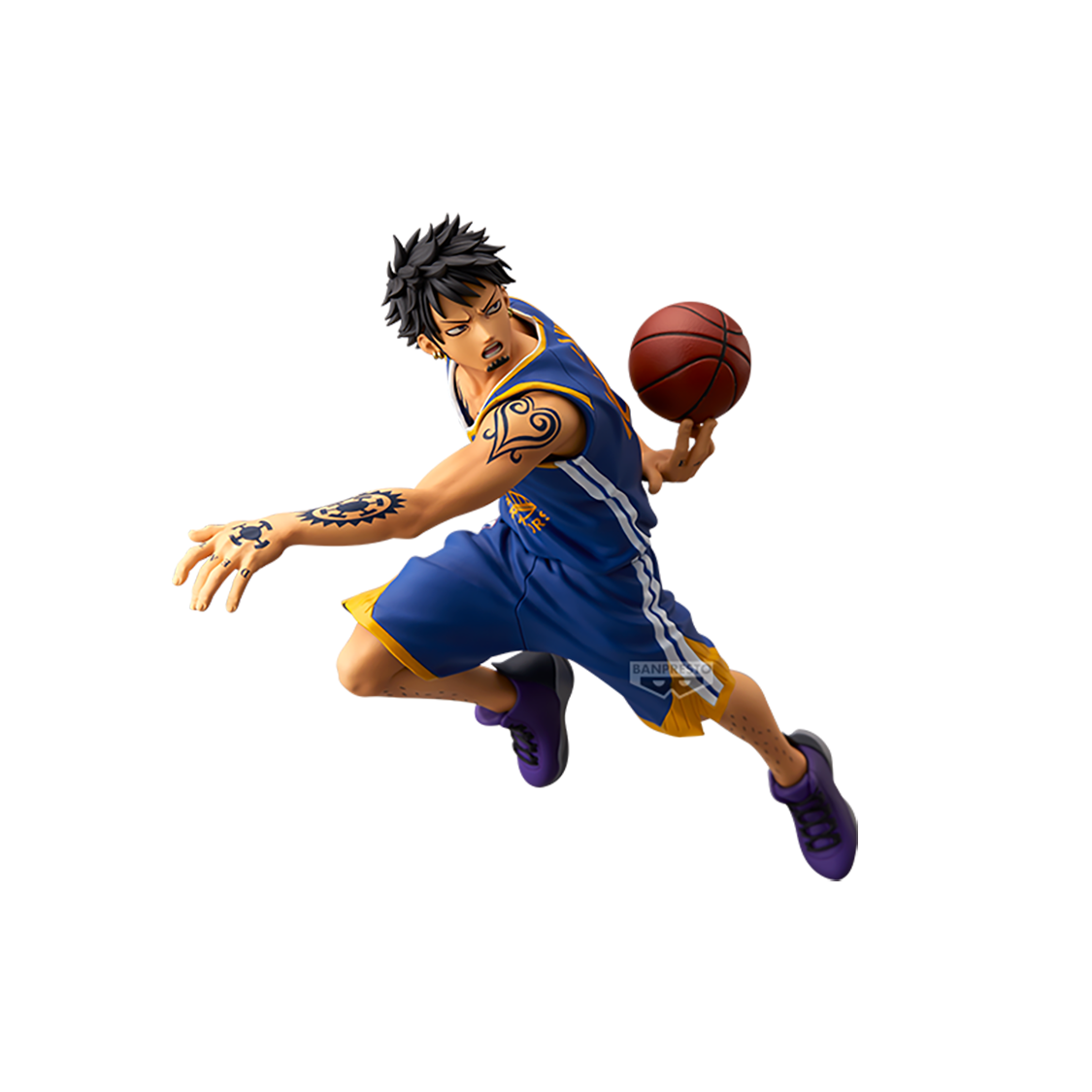 Bandai Banpresto One Piece x NBA Master Stars Piece Trafalgar Law Warriors