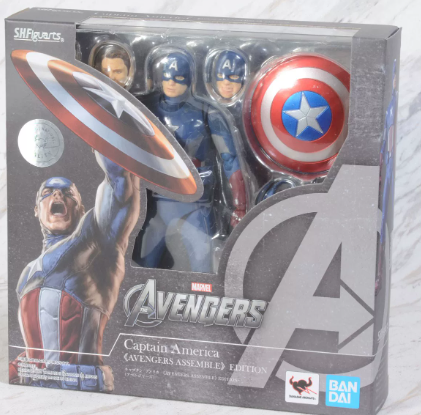 Bandai S.H.Figuarts Avengers Captain America Battle Damage Ed.