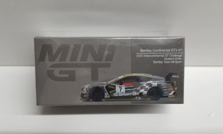 MINI GT 284 1:64 Bentley Continental GT3 #7 M-Sport Alloy Model