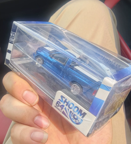 GCD Shoom64 1:64 Dodge RAM SRT-10 Electroplate Blue Limited Edition Diecast Car