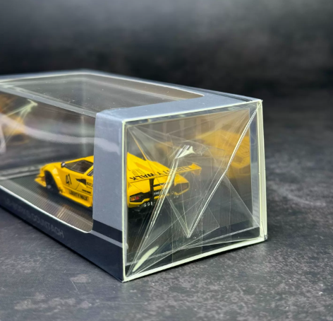 TopArt 1/64 LB-WORKS Lamborghini Countach LP500 Yellow