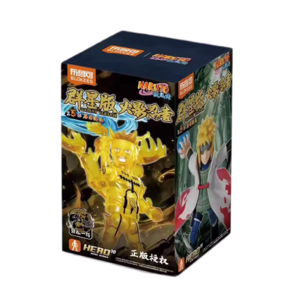 Blokees Naruto Shippuden Galaxy Version 05 Ninja Era Nine Tails Naruto Figure