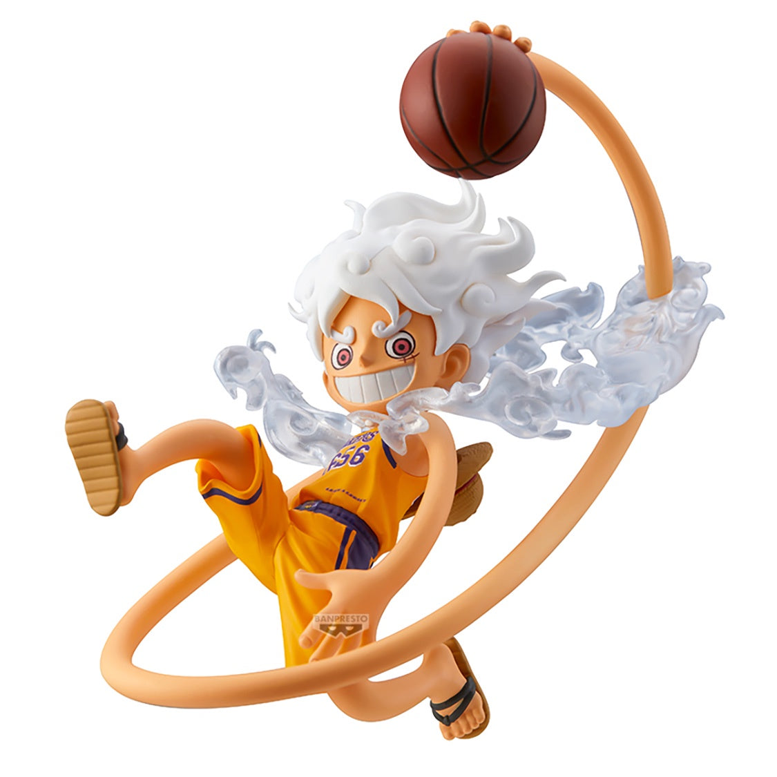 Bandai WFC Gear 5 Luffy One Piece x NBA Lakers Action Figure Preorder