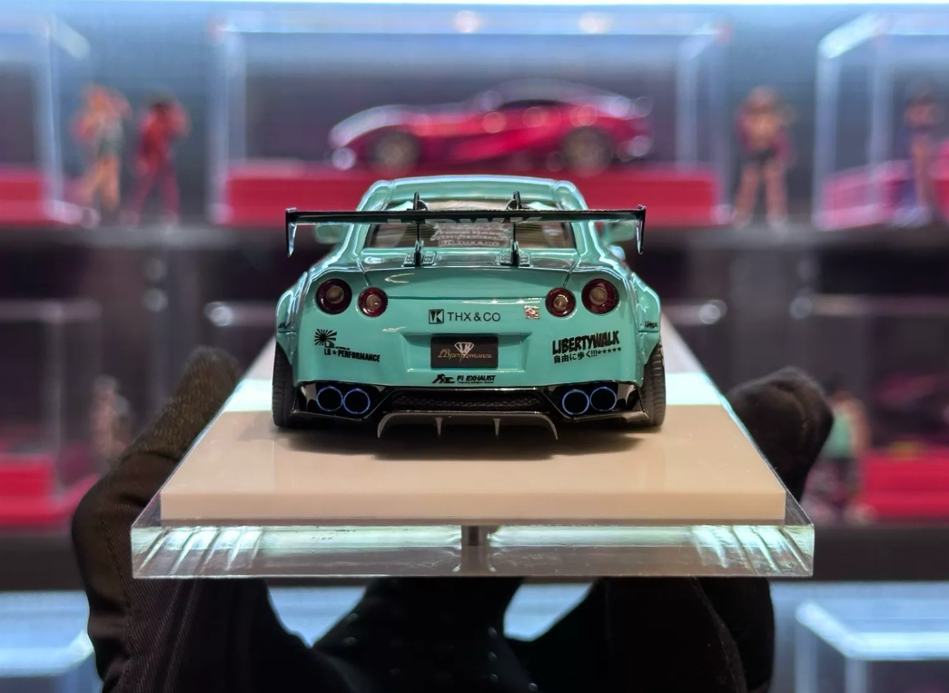 Makeup 1/43 LB Works Nissan GT-R Type 1.5 Mint Green Limited 60