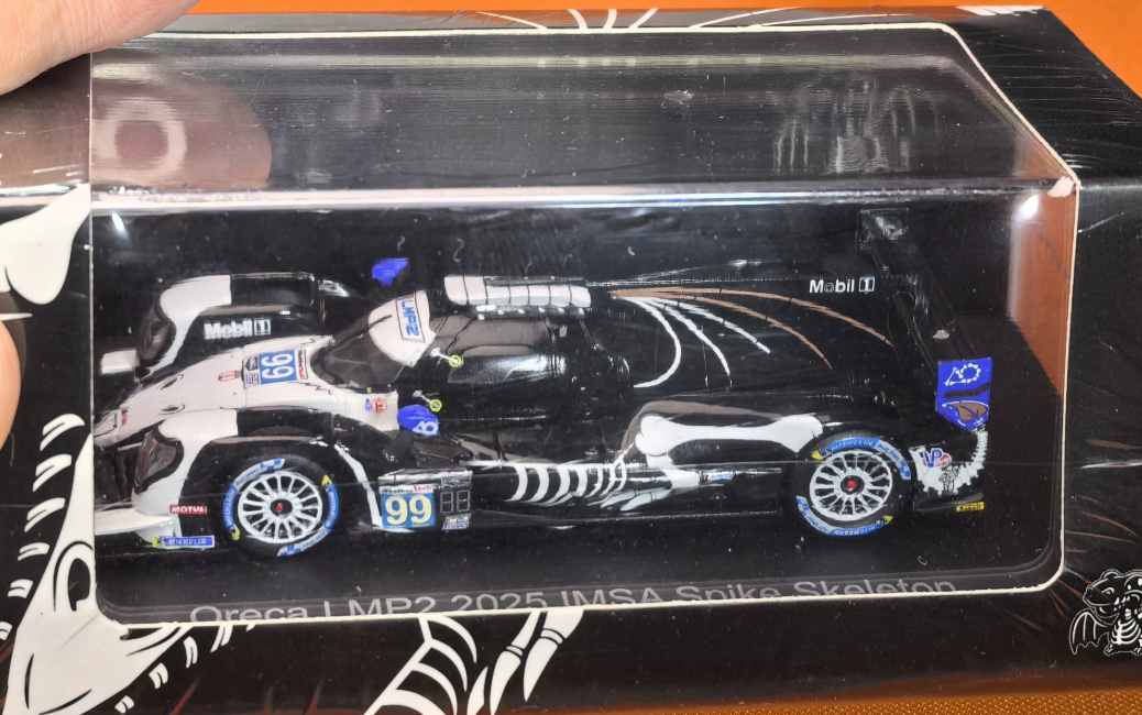 Spark 1/64 Oreca LMP2 2025 IMSA Spike Skeleton AO Racing Diecast Model Car