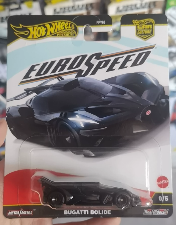 Hot Wheels Car Culture Euro Speed Bugatti Bolide 0/5 Chase FPY86 1:64