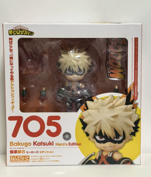 Good Smile Nendoroid 705 My Hero Academia Katsuki Bakugo Hero Edition